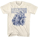 Melrose Place-Melrose Place Group Shot And Tiles-Natural Adult S/S T-Shirt - Natural