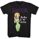 Misfits-Misfits Die Die My Darling-Black Adult S/S T-Shirt - Black