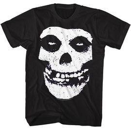 Misfits-Misfits Skull-Black Adult S/S T-Shirt - Black