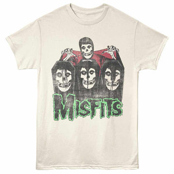 Misfits Coffins Natural Adult T-Shirt