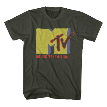 Mtv-Mtv Muted Tones-Smoke Adult S/S T-Shirt - Smoke
