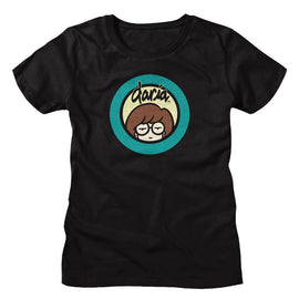 Mtv-Mtv Daria-Black Ladies S/S T-Shirt - Black