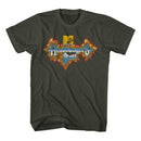 Mtv-Mtv Headbangers Fire Logo-Smoke Adult S/S T-Shirt - Smoke