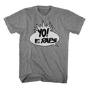 Mtv-Mtv Yo Mtv Raps-Graphite Heather Adult S/S T-Shirt - Graphite Heather