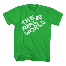 Mtv-Mtv The Real World Logo-Kelly Adult S/S T-Shirt - Kelly