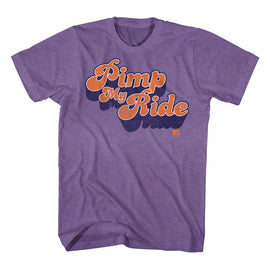 Mtv-Mtv Pimp My Ride-Purple Heather Adult S/S T-Shirt - Purple Heather