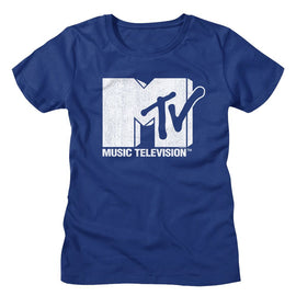 Mtv-Mtv 1C-Royal Ladies S/S T-Shirt - Royal