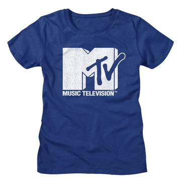 Mtv-Mtv 1C-Royal Ladies S/S T-Shirt - Royal