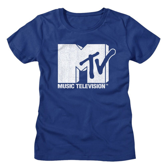 Mtv-Mtv 1C-Royal Ladies S/S T-Shirt - Royal