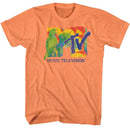 Mtv-Mtv Parrot-Cantaloupe Adult S/S T-Shirt - Cantaloupe
