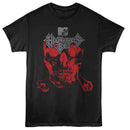 Mtv-Mtv Headbangers Ball Skull-Black Adult S/S T-Shirt - Black