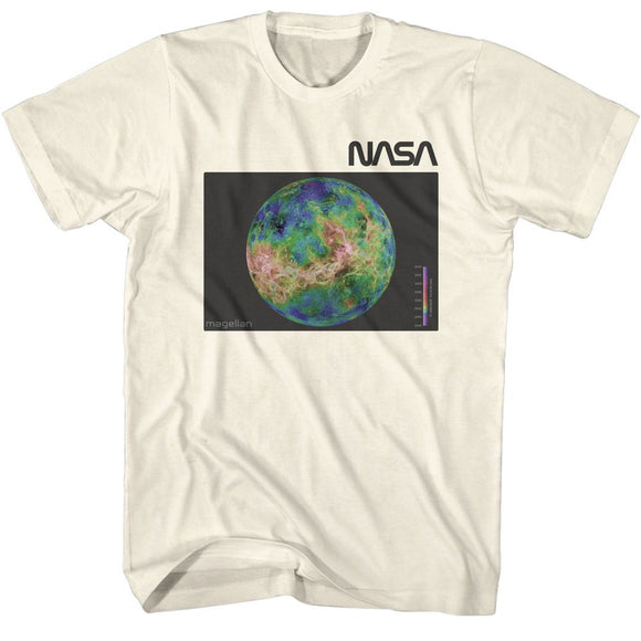 Nasa-Nasa Magellan-Natural Adult S/S T-Shirt - Natural