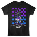 Nasa Nasa Shuttle Line Art Adult T-Shirts