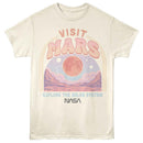 Nasa-Nasa Visit Mars-Natural Adult S/S T-Shirt - Natural