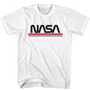 Nasa-Nasa Rwb Worm-White Adult S/S T-Shirt - White