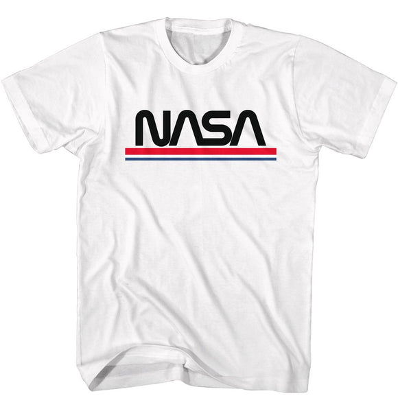 Nasa-Nasa Rwb Worm-White Adult S/S T-Shirt - White