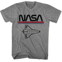 Nasa Nasa Worm Logo Shuttle Adult T-Shirts