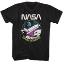 Nasa-Nasa Explore The Universe-Black Adult S/S T-Shirt - Black