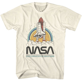 Nasa Nasa Exploring Space Circles Adult T-Shirts
