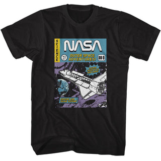 Nasa Nasa Comic Cover Adult T-Shirts