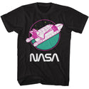 Nasa Nasa Neon Orbiter Adult T-Shirts