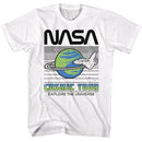 Nasa-Nasa Cosmic Tour-White Adult S/S T-Shirt - White