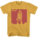 Nasa-Nasa 1C Blast Off-Ginger Adult S/S T-Shirt - Ginger