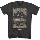 Nasa-Nasa Mars Is For Rovers-Smoke Adult S/S T-Shirt - Smoke