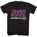 Naughty By Nature-Naughty By Nature 2 Color Logo-Black Adult S/S T-Shirt - Black