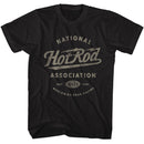 NHRA HOT ROD S T-Shirt in Black