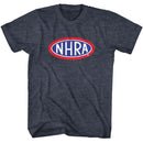 NHRA LOGO S T-Shirt in NAVY Heather
