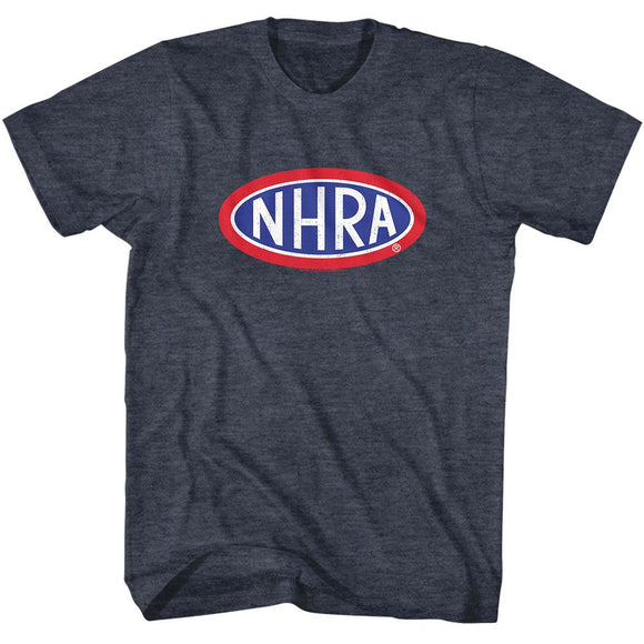 NHRA LOGO S T-Shirt in NAVY Heather