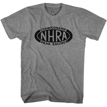 NHRA CHAMPIONSHIP LOGO S T-Shirt in Graphite Heather
