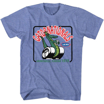 NHRA GATORNATIONALS S T-Shirt in Light BLUE Heather