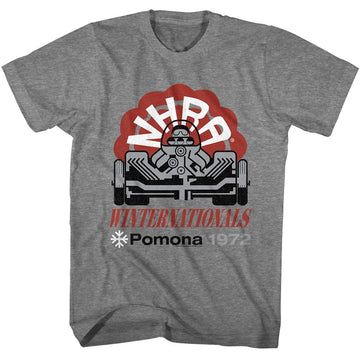 NHRA WINTERNATIONALS S T-Shirt in Graphite Heather