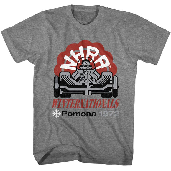 NHRA WINTERNATIONALS S T-Shirt in Graphite Heather