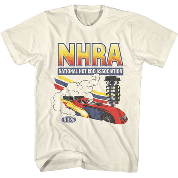 NHRA CAR S T-Shirt in Natural
