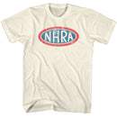 NHRA OVAL LOGO S T-Shirt in Natural