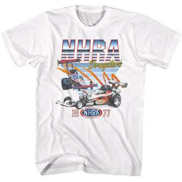 NHRA ZOOMY DRAGSTERS S T-Shirt in White