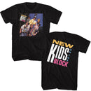 NEW KIDS ON THE BLOCK NKOTB DEBUT ALBUM FRONT AND BACK ***F&B*** S T-Shirt in Black