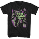 NIGHT OF THE LIVING DEAD NOTLD BRIGHT TWO TONE S T-Shirt in Black