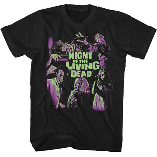 Night Of The Living Dead Notld Bright Two Tone Adult T-Shirts