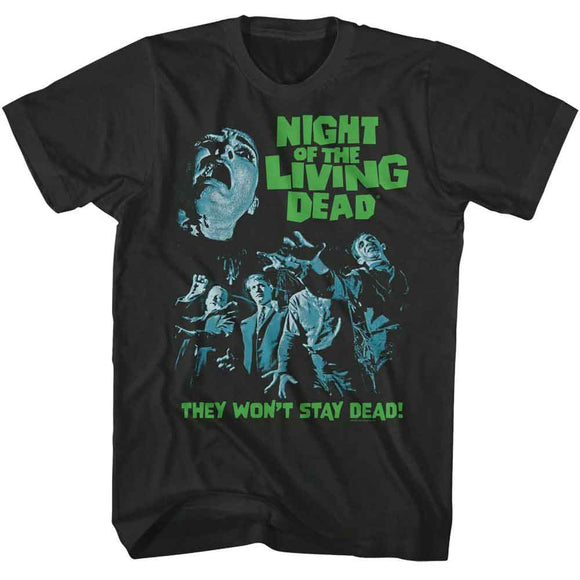 NIGHT OF THE LIVING DEAD NOTLD COOL TONES S T-Shirt in Smoke