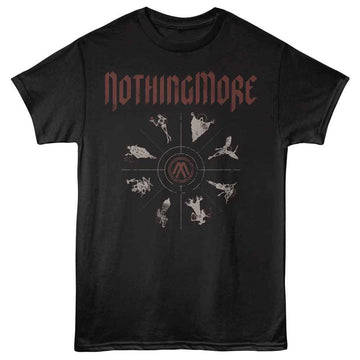 NOTHING MORE CIRCLE OF LIONS S T-Shirt in Black