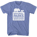 NATIONAL PARKS NPCA LOGO S T-Shirt in Light BLUE Heather