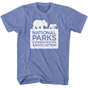 NATIONAL PARKS NPCA LOGO S T-Shirt in Light BLUE Heather