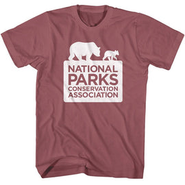 NATIONAL PARKS NPCA LOGO S T-Shirt in Rouge