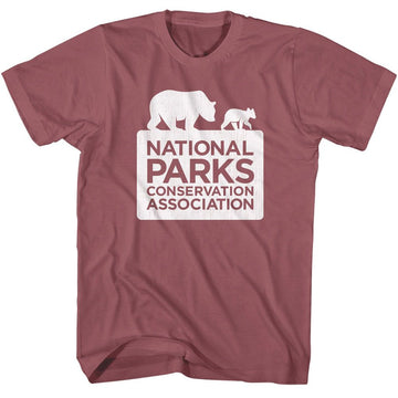 NATIONAL PARKS NPCA LOGO S T-Shirt in Rouge
