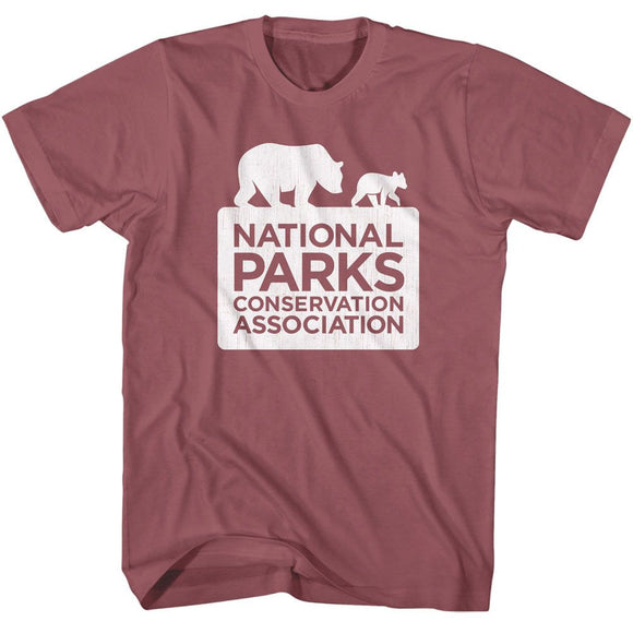 NATIONAL PARKS NPCA LOGO S T-Shirt in Rouge