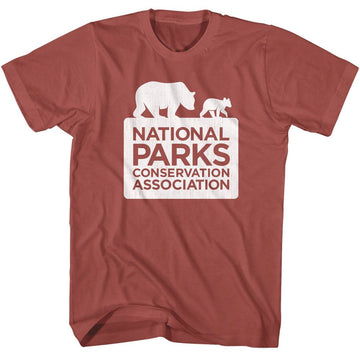 NATIONAL PARKS NPCA LOGO S T-Shirt in Terracotta